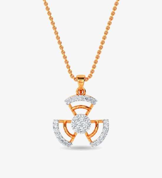 Diamond Ed Pendant Yellow Gold / 14KT