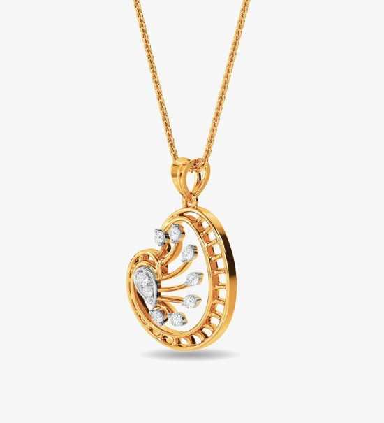 Lohan Pendant From Kisna Yellow Gold