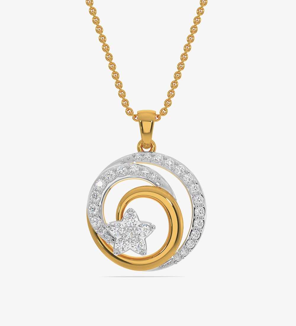 Finest Gold Yellow & Rhodium White Diamond