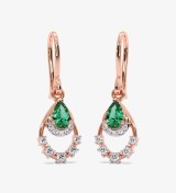 Verdant Splendour Diamond Dangle Earrings