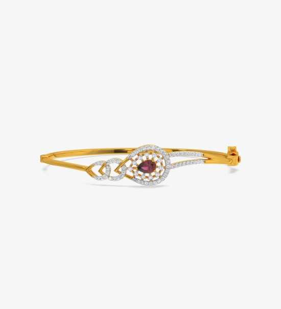 Malabar Gold And Diamonds Yellow Gold Bangle